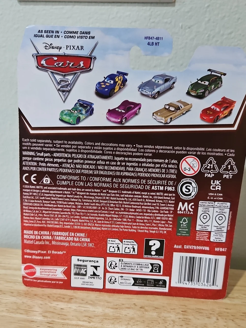 Disney Pixar Cars 20th Anniversary Mater with Balloon Diecast NIP Mattel 2026